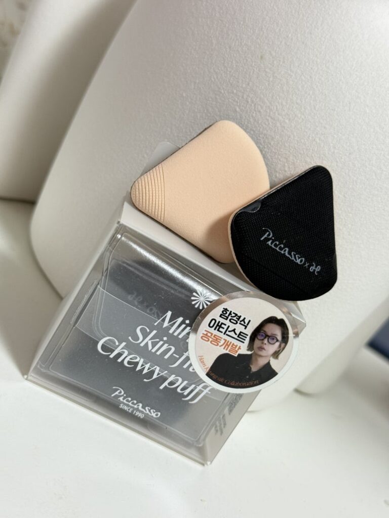 Olive Young Makeup Puff Review: Picasso x Ham Kyung Sik Mini Puff